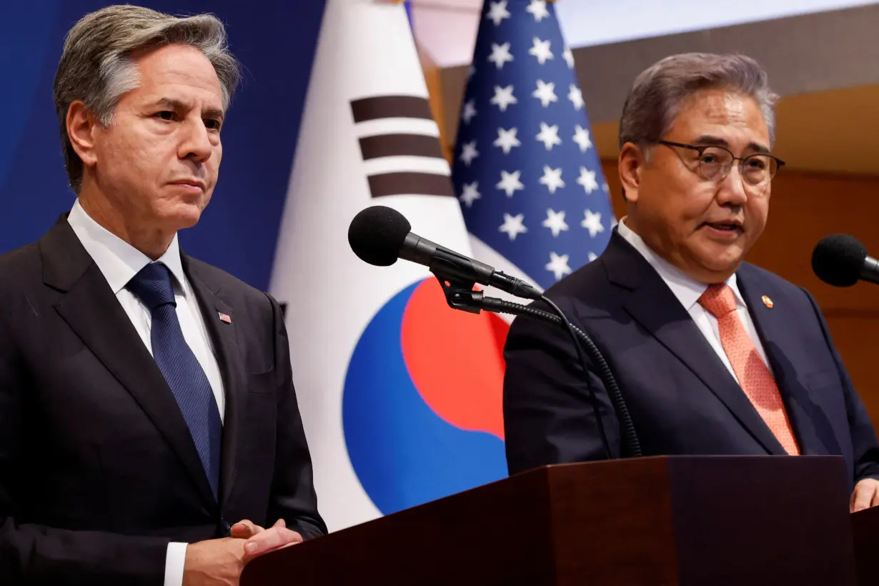 FILE PHOTO: U.S. Secretary of State Antony Blinken visits South Korea