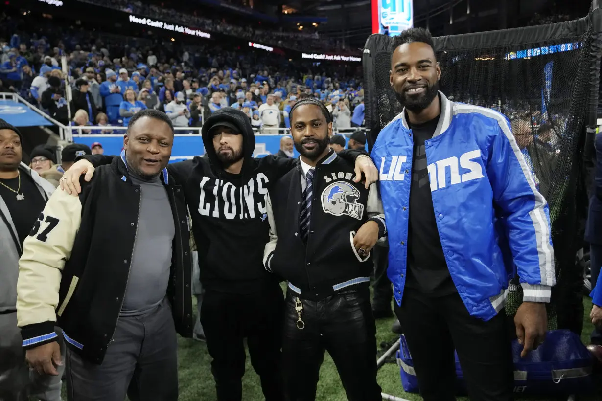 Lions finally giving fans, including Eminem, chance to cheer for a winner after decades of futility