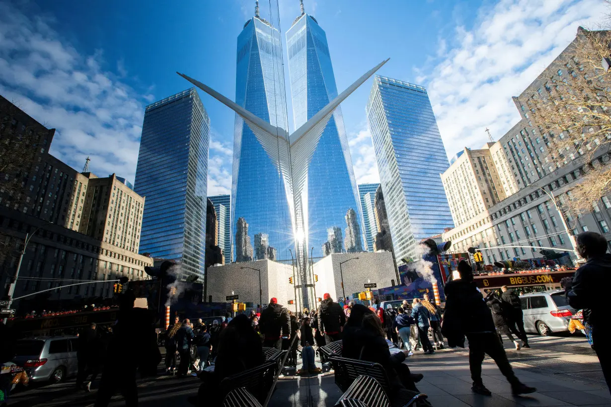 FILE PHOTO: Wall Street ends slightly lower, capping blockbuster year