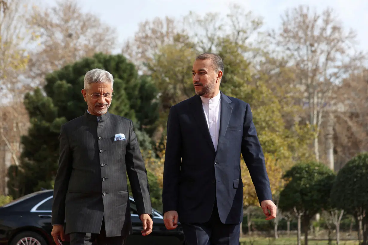 FILE PHOTO: Indian Foreign Minister Subrahmanyam Jaishankar visits Tehran