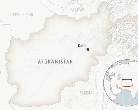 A minibus explodes in Kabul, killing at least 2 civilians and wounding 14 others