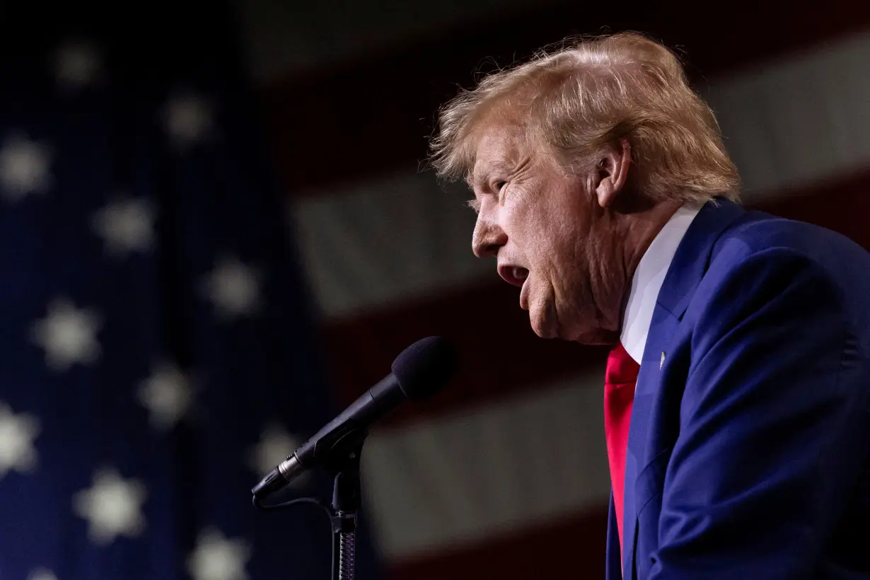 FILE PHOTO: Republican presidential candidate and former U.S. President Trump campaigns in Reno