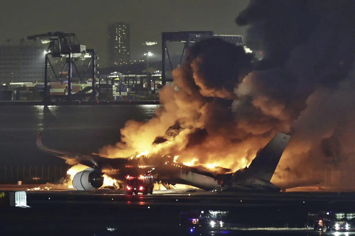 Japan Plane Fire