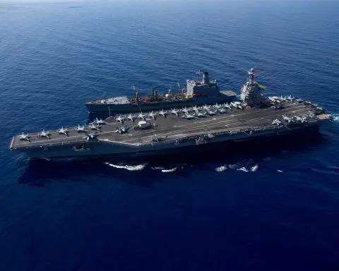 US Navy ending aircraft carrier's Middle East deployment