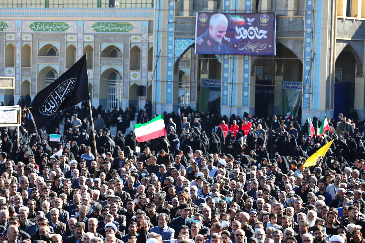 Funeral ceremony of the casualties of the Islamic State attack in Kerman