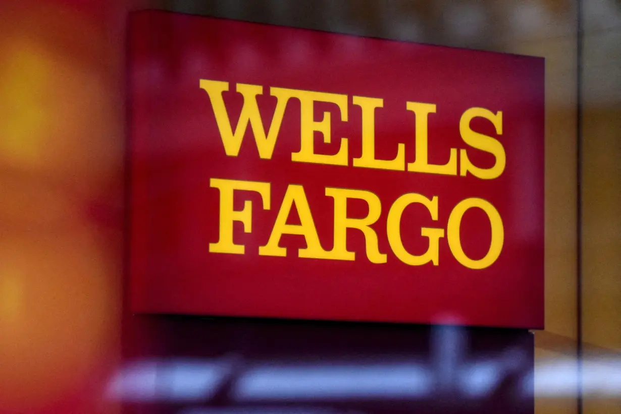 FILE PHOTO: A Wells Fargo logo is seen in New York City