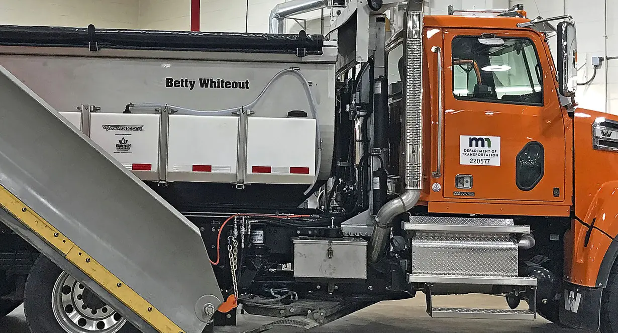 In wintry Minnesota, there's a belief that every snowplow deserves a name