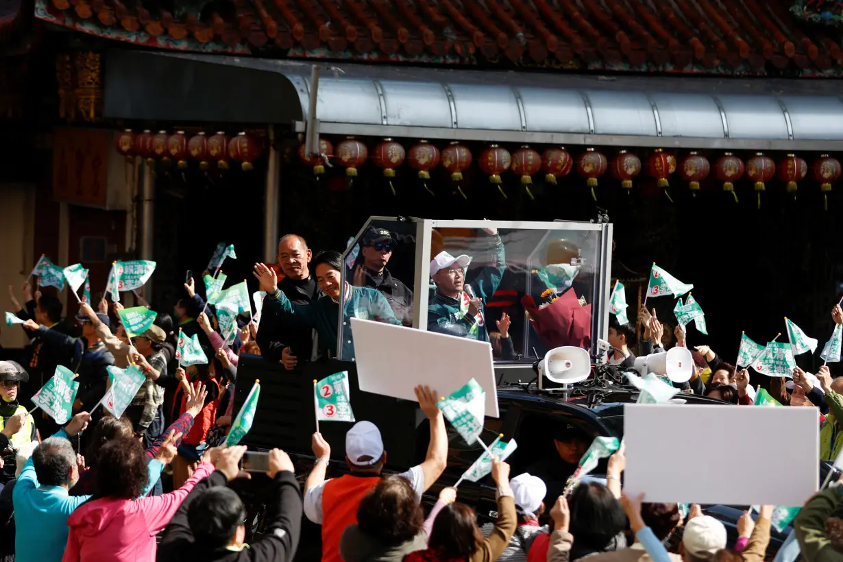 Taiwan's ruling Democratic Progressive Party (DPP) campaign event in New Taipei City