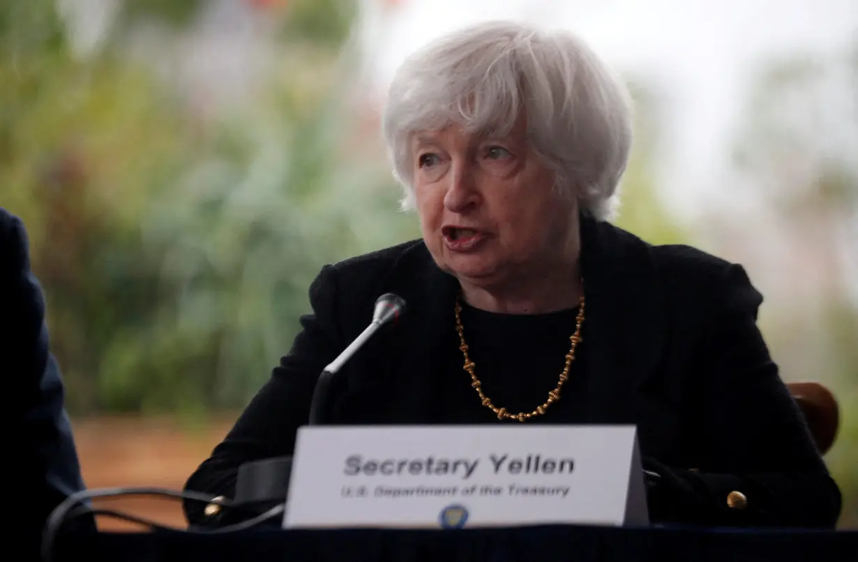 FILE PHOTO: U.S. Treasury Secretary Janet Yellen visits Mexico