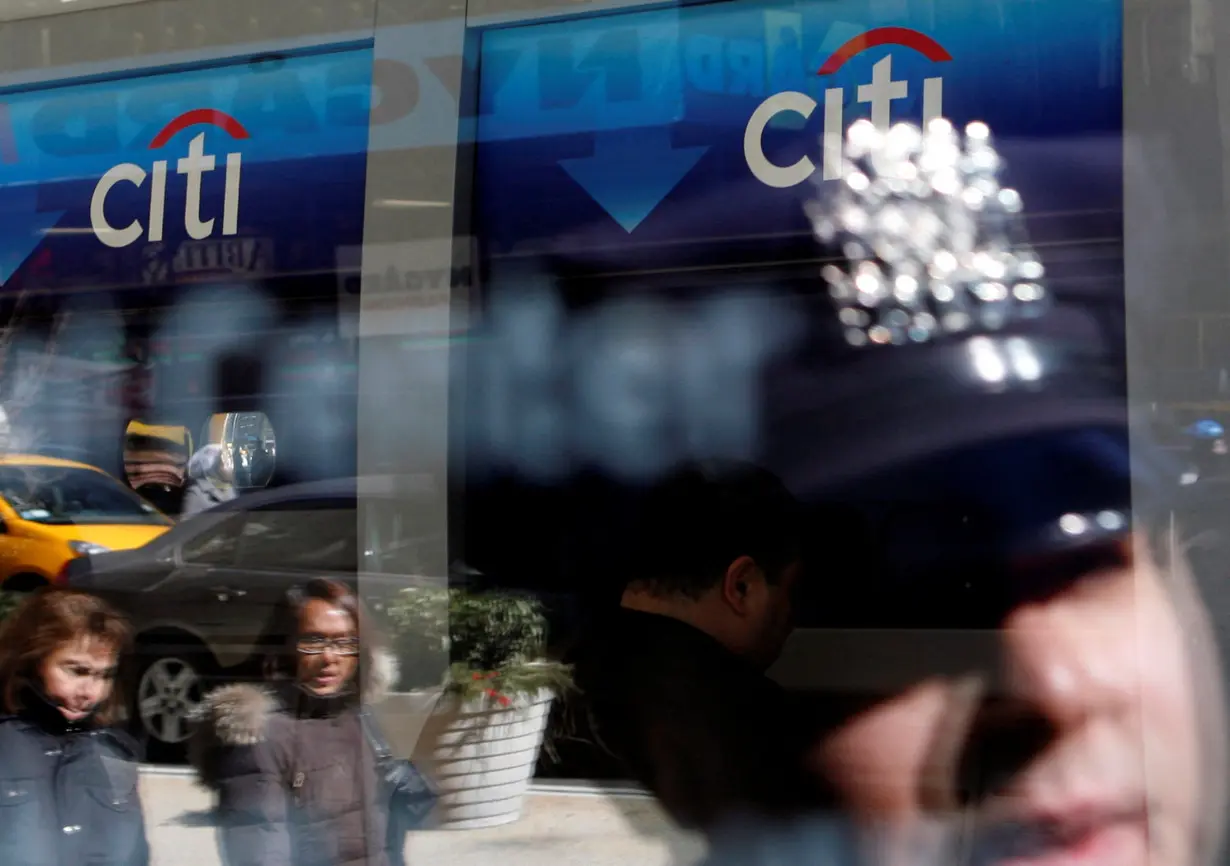 FILE PHOTO: A Citibank branch is seen in New York