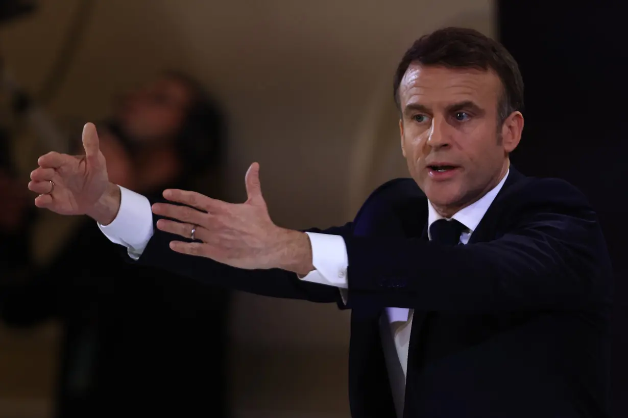 France's Macron announces missiles and bombs for Ukraine, suggests he could work with Trump