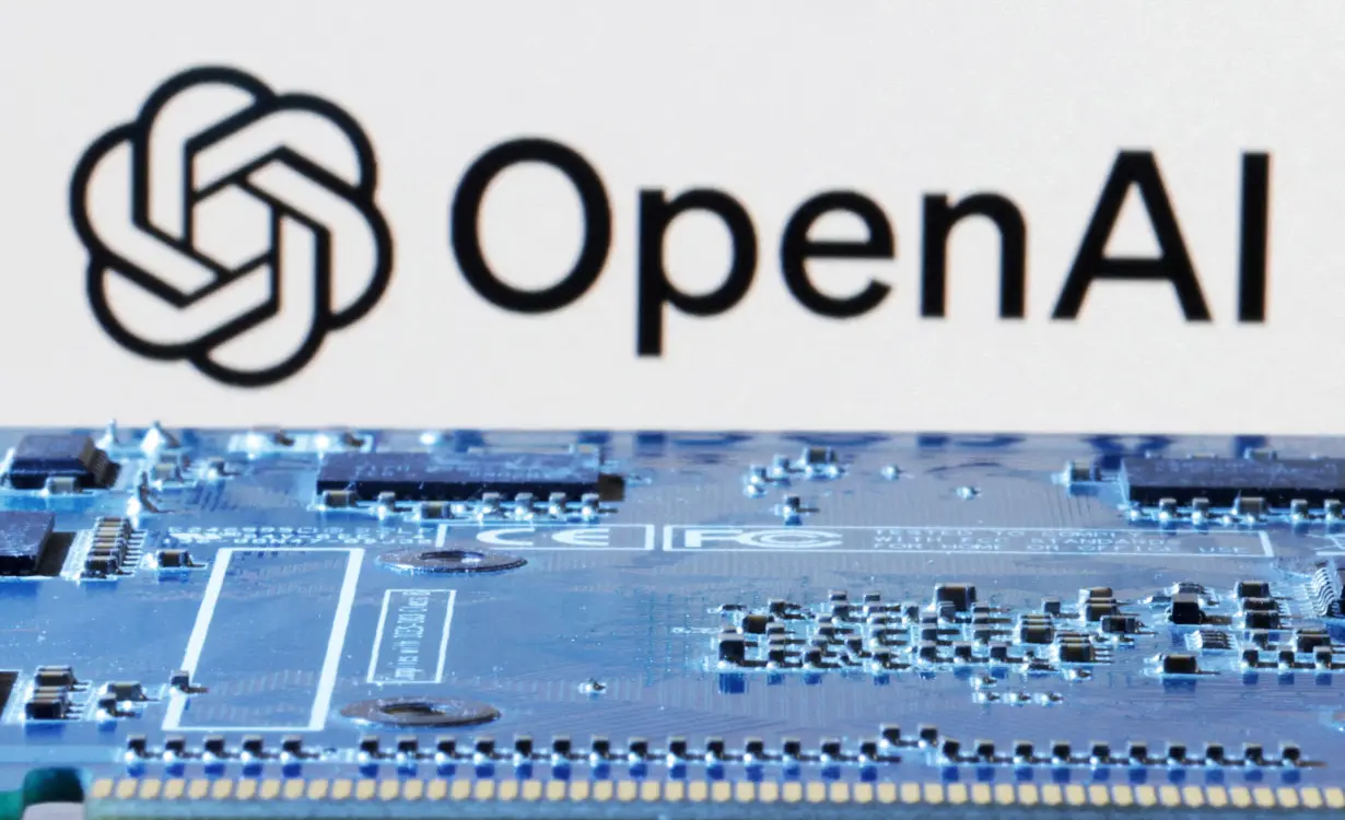 Illustration shows OpenAI logo