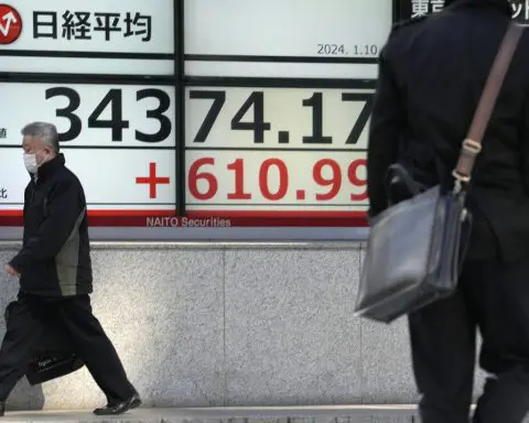 Stock market today: Asian shares retreat after a lackluster day on Wall St, but Tokyo jumps 2%