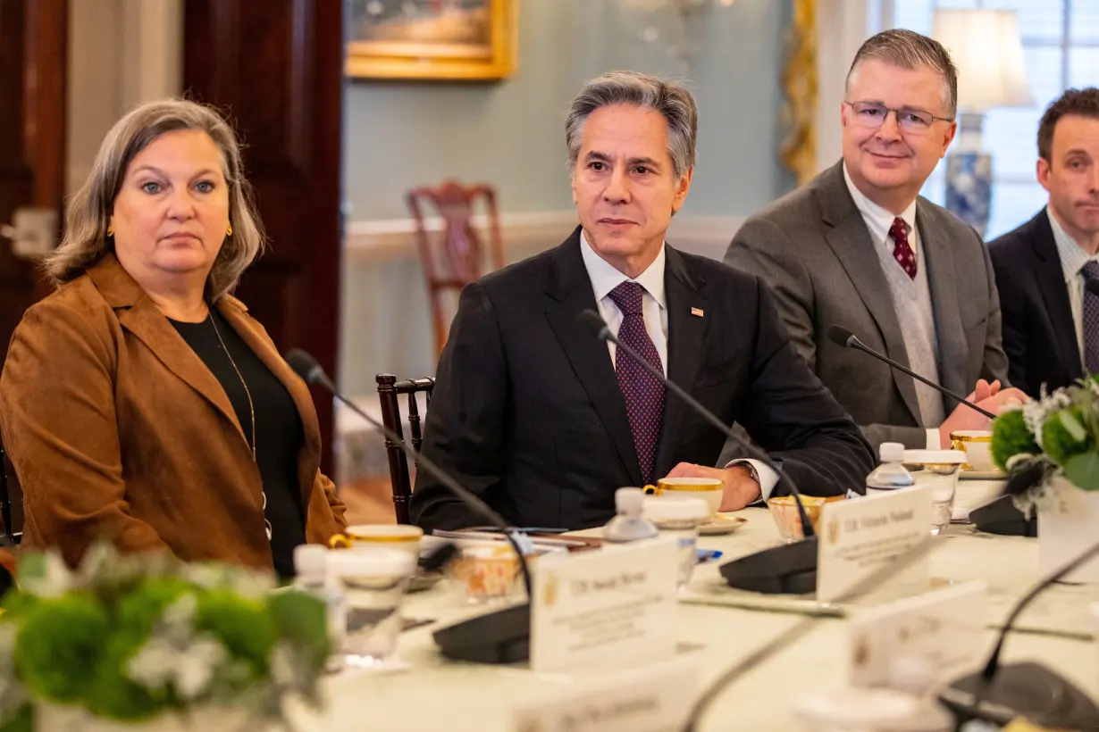 U.S. Secretary of State Blinken meets with Chinese Communist Party International Liaison Department Minister at the State Department