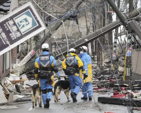 A woman in her 90s is rescued alive 5 days after Japan's deadly earthquake