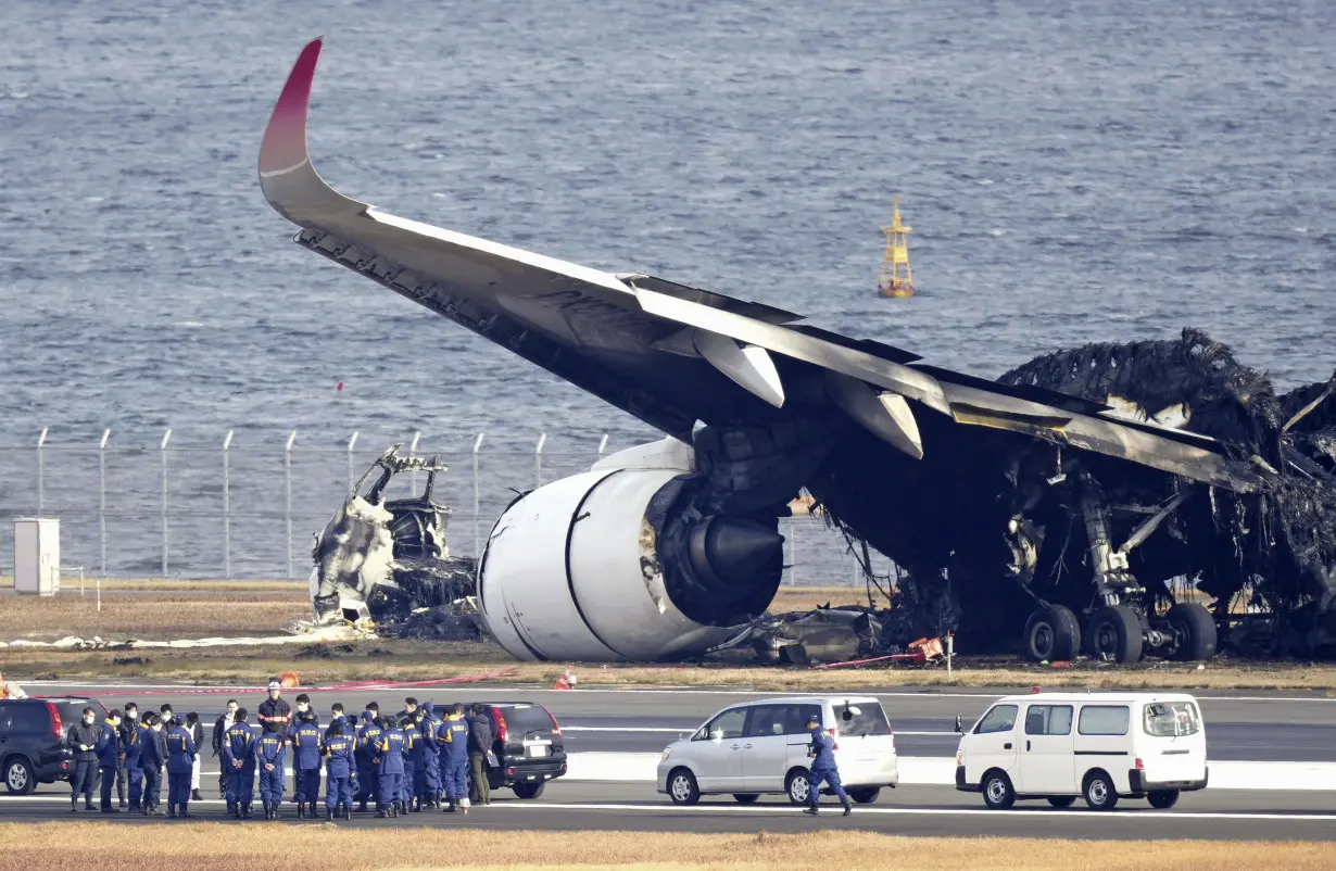 Japan Plane Fire