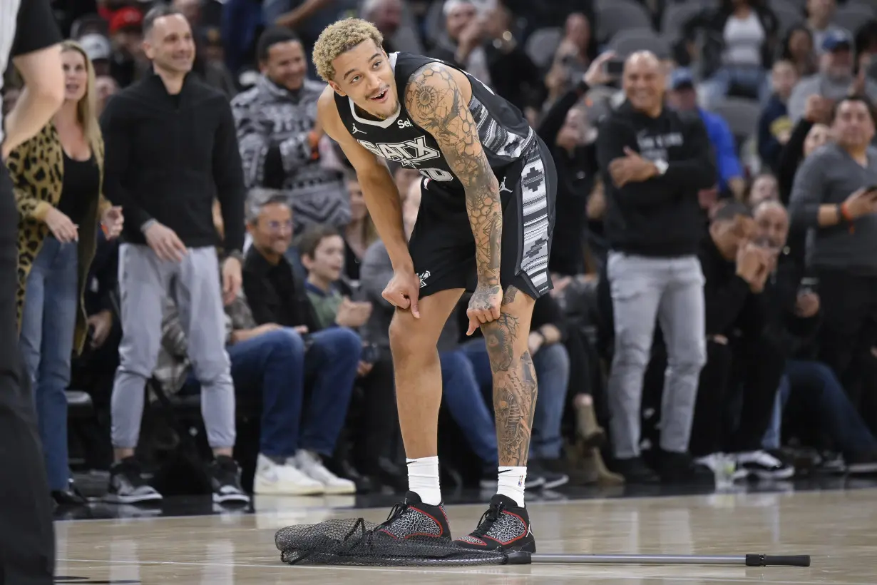 Timberwolves Spurs Basketball