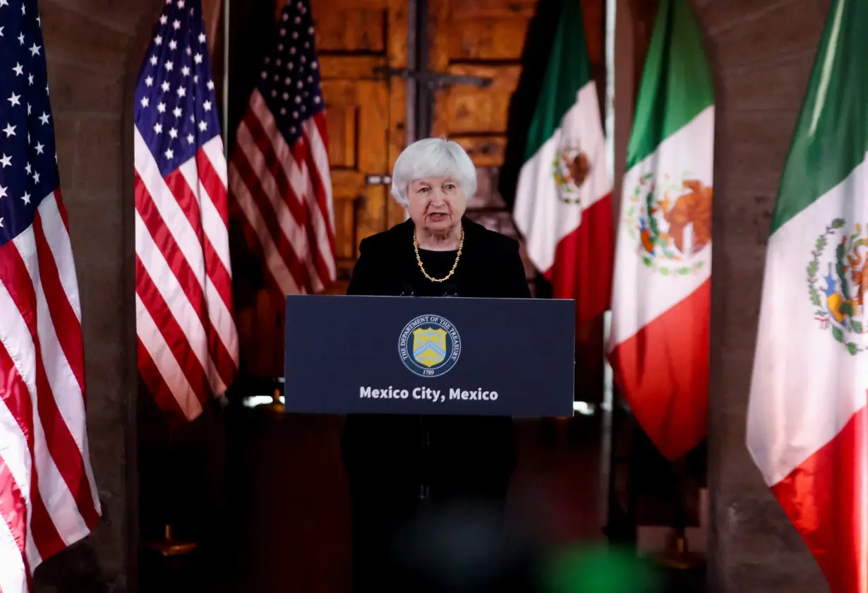 U.S. Treasury Secretary Janet Yellen visits Mexico City