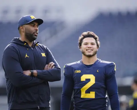 Michigan could have Jim Harbaugh's replacement already on campus in 'shining star' Sherrone Moore