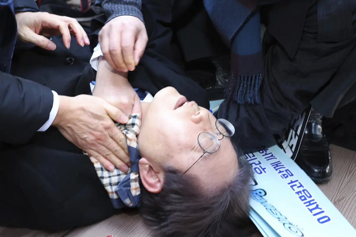 South Korea Politician Attacked