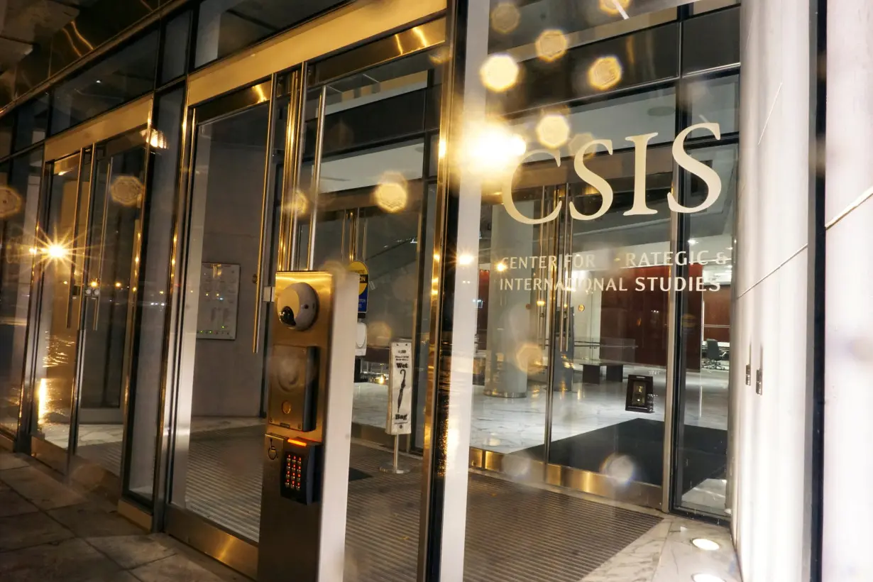 FILE PHOTO: The Center for Strategic and International Studies (CSIS) is seen in Washington