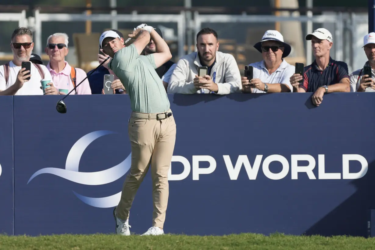 Rory McIlroy opens 2024 with bogey-free 62 to lead Dubai Invitational by 2 shots