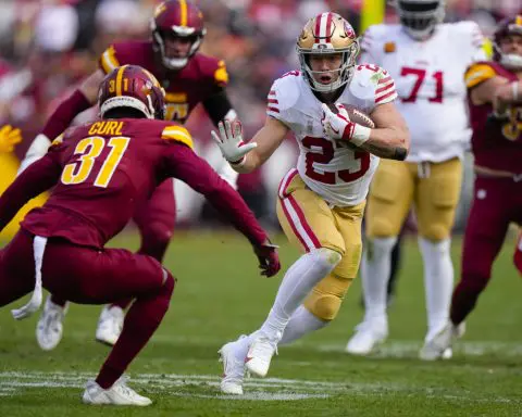 Christian McCaffrey will miss the 49ers regular-season finale but should return for playoffs