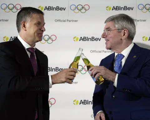 Olympics brings on its first beer brand as a global sponsor — Budweiser's AB InBev