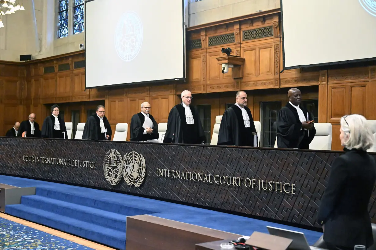 What enforcement power does the International Court of Justice have in South Africa's genocide case against Israel?