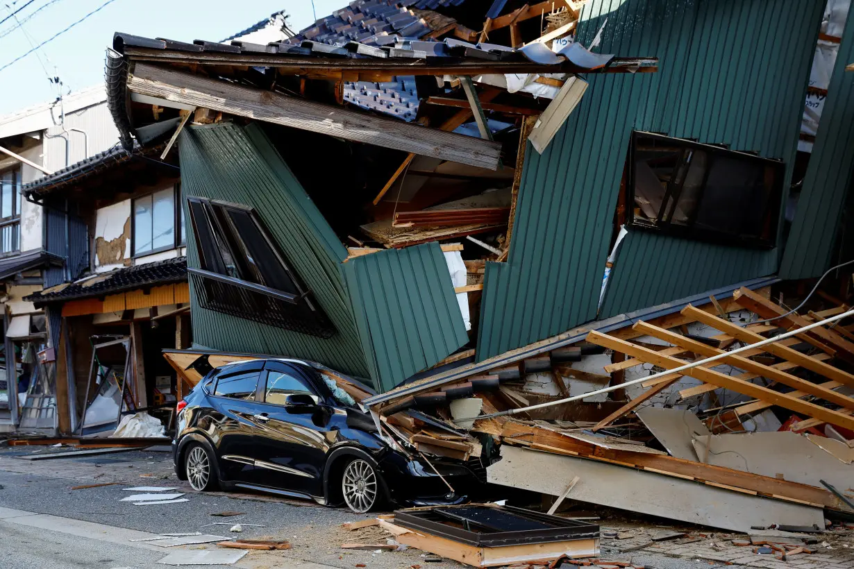 Japan quake toll rises to 55 with many trapped under possibly thousands of homes