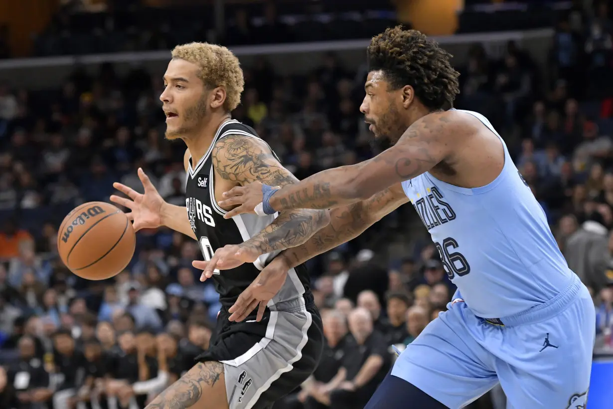 Morant scores 26, dunks on Wembanyama as Grizzlies pull away from Spurs for a 106-98 win