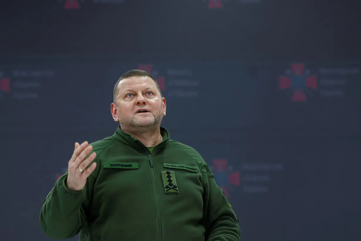 UAF Commander in Chief Zaluzhnyi holds a press conference in Kyiv
