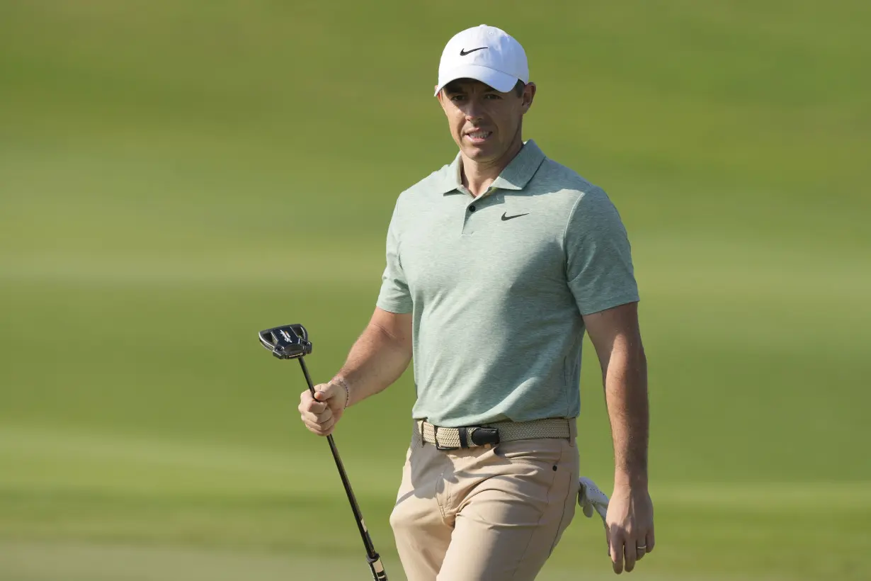 Rory McIlroy opens 2024 with bogey-free 62 to lead Dubai Invitational by 2 shots