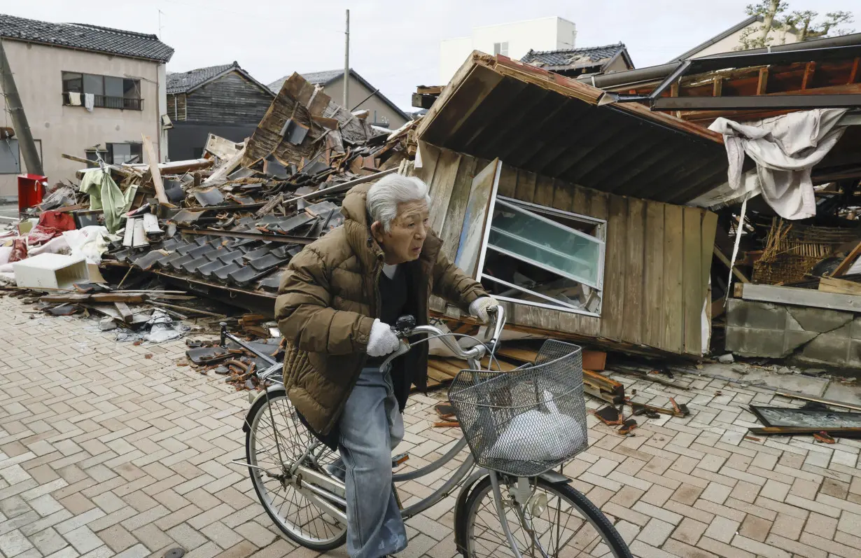 213 deaths were caused by Japan's New Year's quake. 8 happened in the alleged safety of shelters