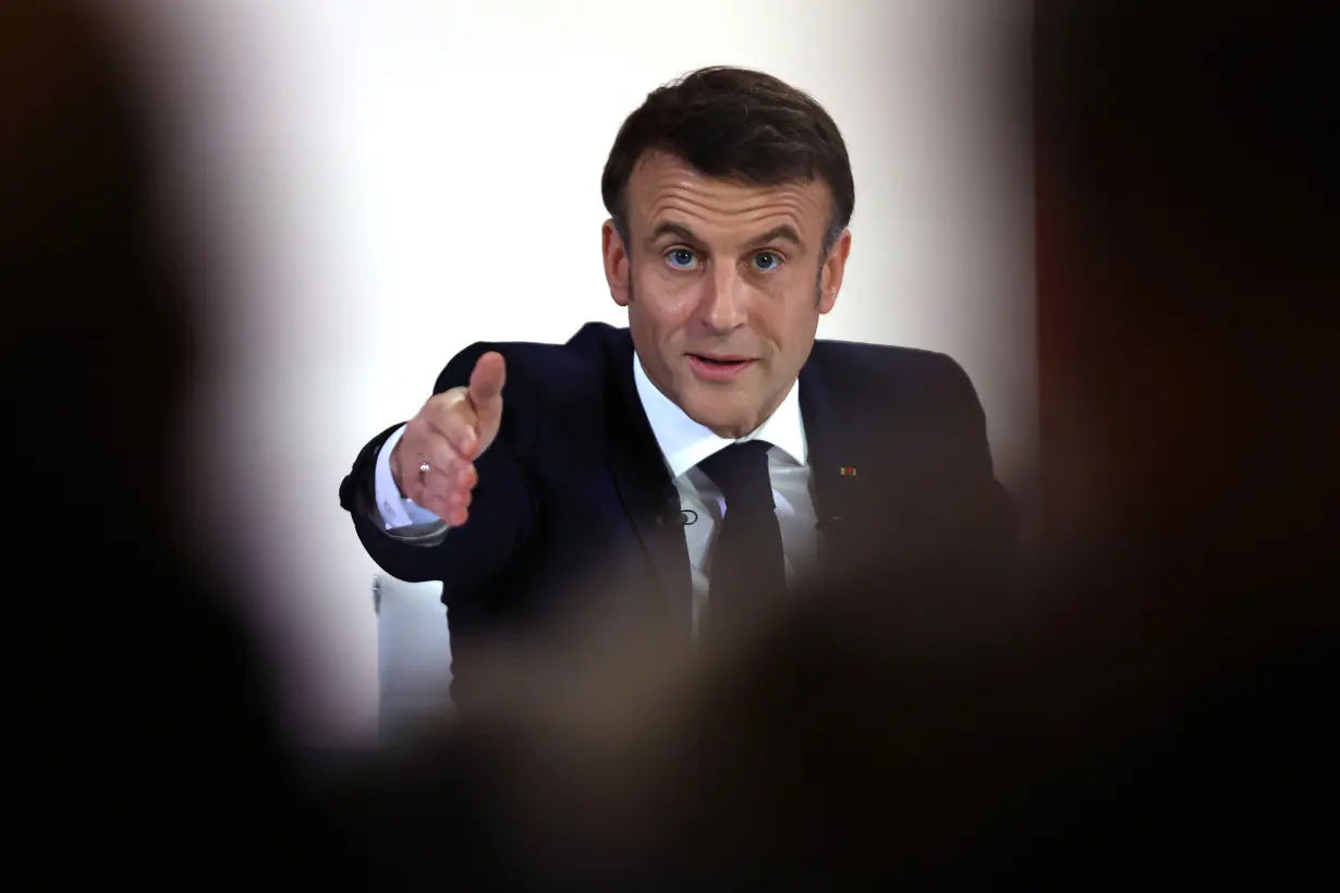 French President Macron uses broad news conference to show his leadership hasn't faded