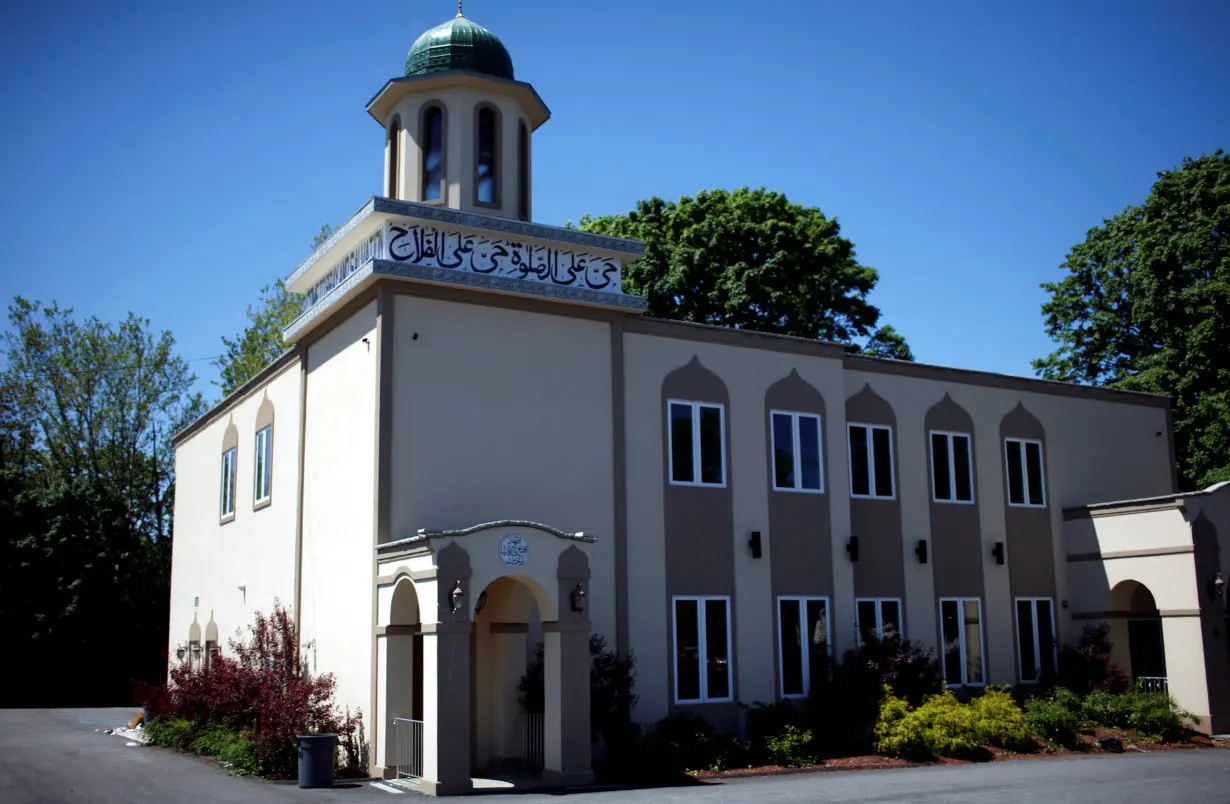 FILE PHOTO: Exterior view of Masjid Al Ikhlas mosque in New York