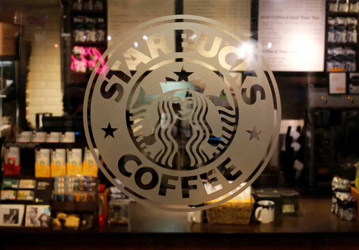 FILE PHOTO: A Starbucks coffee shop in New York