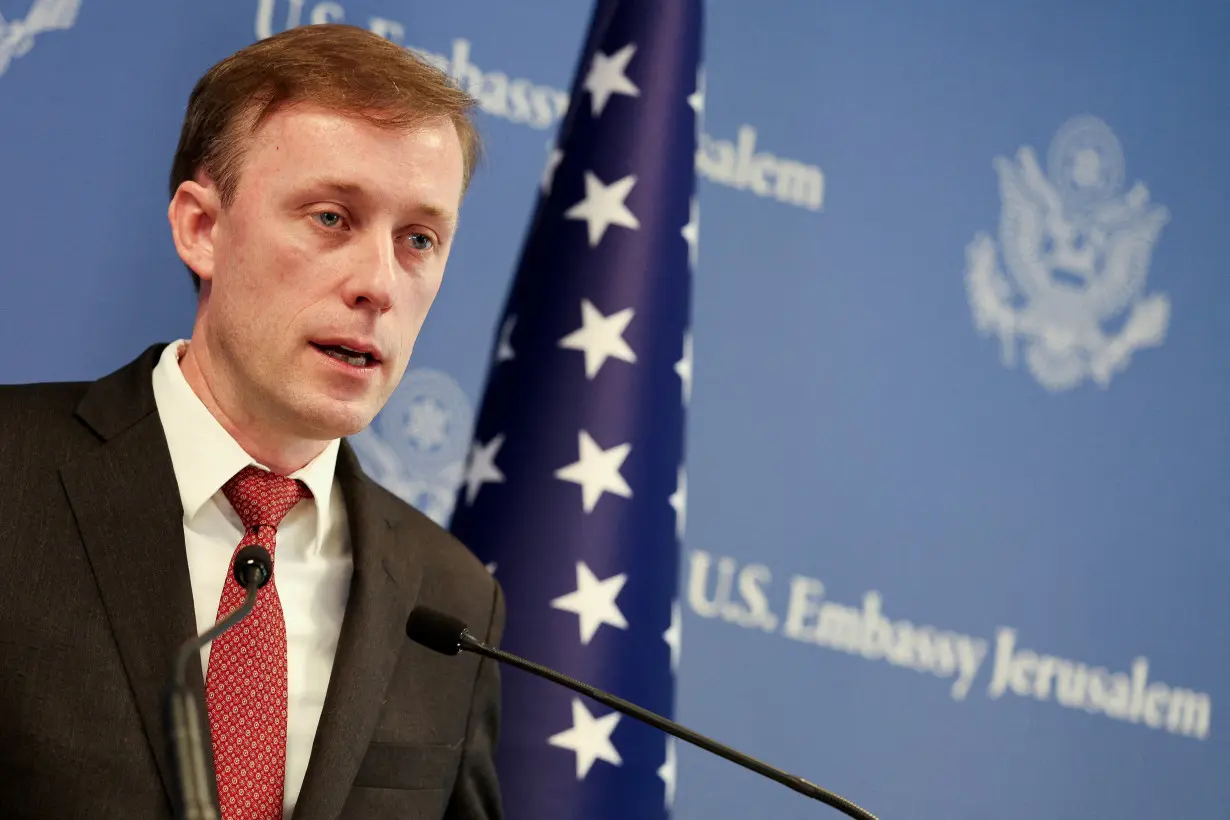 FILE PHOTO: U.S. National Security Advisor Jake Sullivan