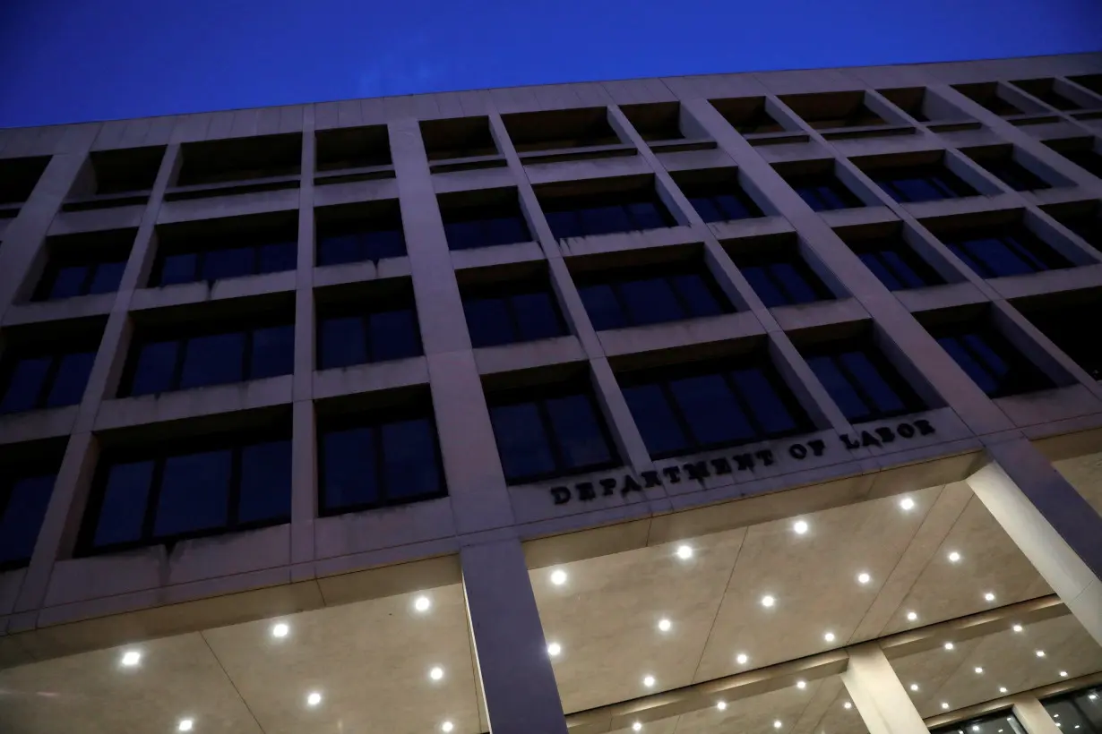 FILE PHOTO: The Department of Labor headquarters is seen in Washington, D.C.