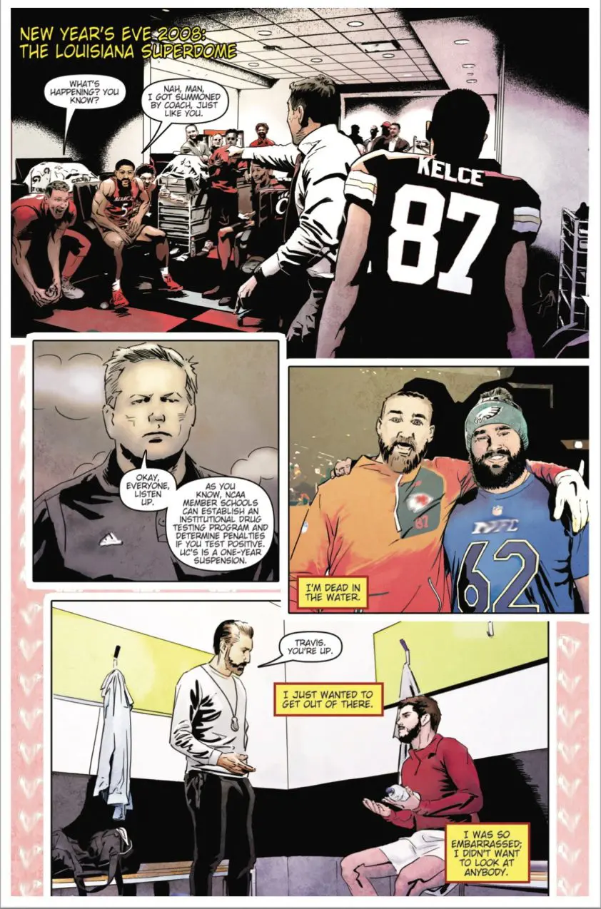 Travis Kelce star of his own biographical comic book