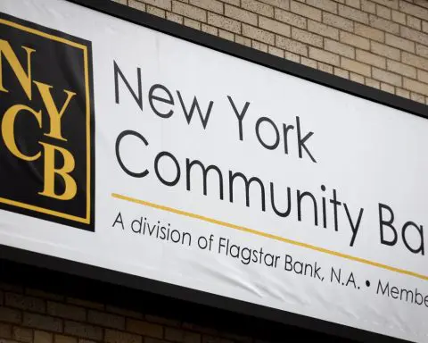 Factbox-New York Community Bank's path to $100 billion club and share slide