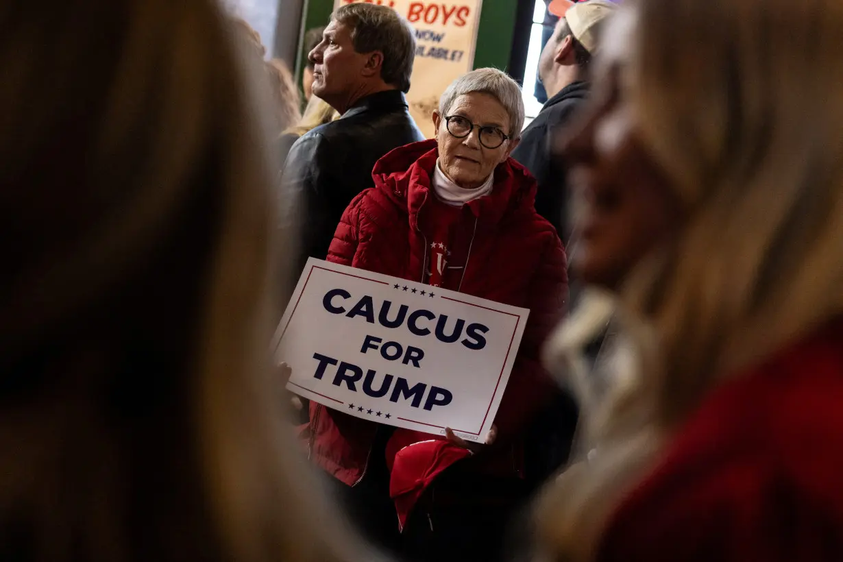 Former U.S. President and Republican presidential candidate Donald Trump attends a 