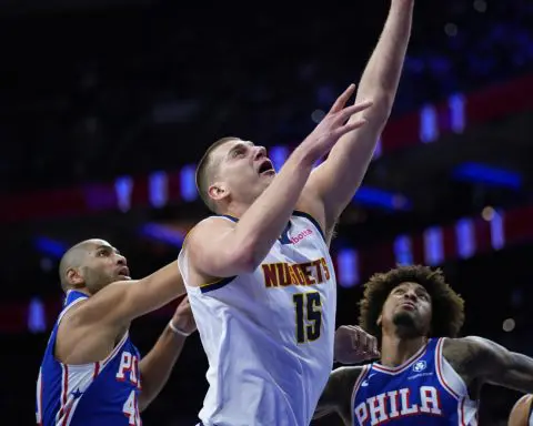 Joel Embiid outshines Nikola Jokic in NBA MVPs matchup, leads 76ers past Nuggets 126-121