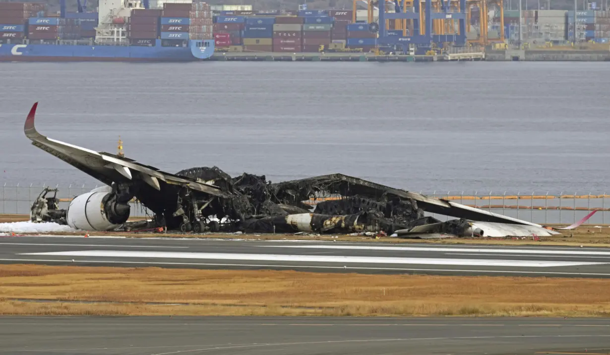 Japan Plane Fire