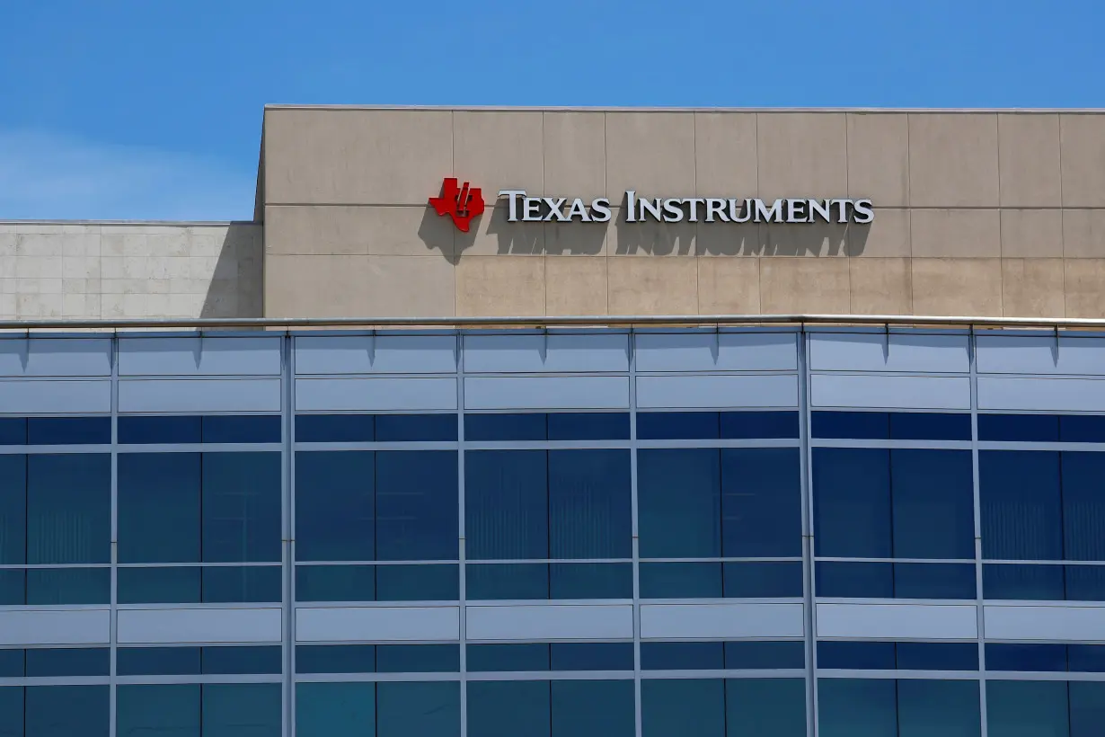 A Texas Instruments Office is shown in San Diego, California