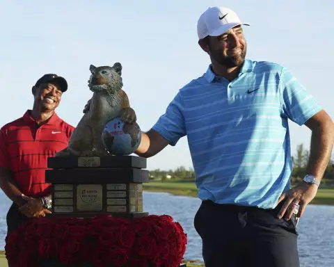 Scheffler wins player vote as PGA Tour player of the year over Rahm