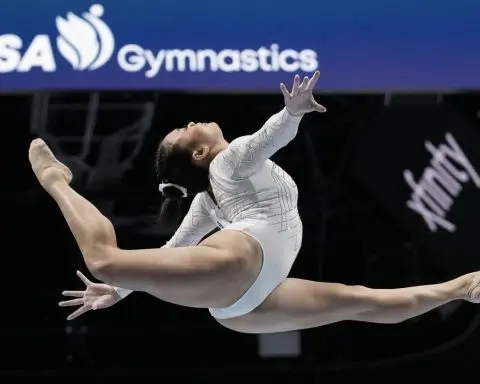 Olympic all-around champ Sunisa Lee is happy competing again. She also wants a skill named for her