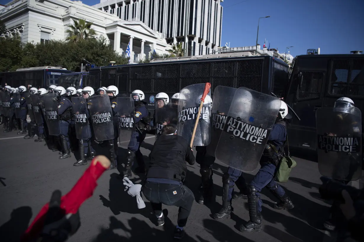 Student protests in Athens turn violent and disrupt exams as debate rages over private universities