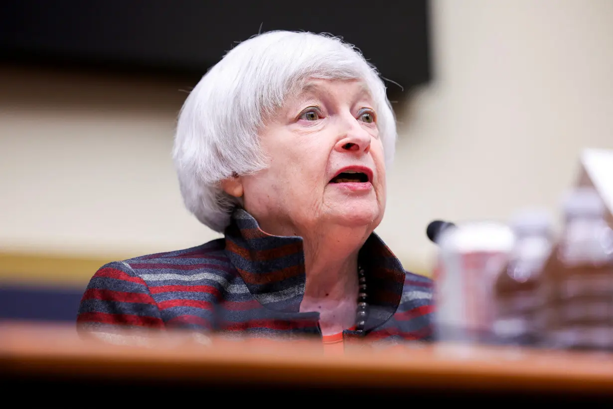 U.S. Treasury Secretary Janet Yellen testifies before a House Financial Services Committee hearing on the “Annual Report of the Financial Stability Oversight Council