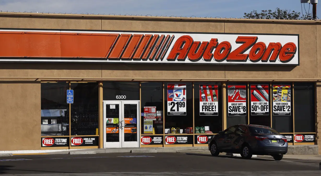 FILE PHOTO: The entrance to AutoZone store is pictured in Temple City